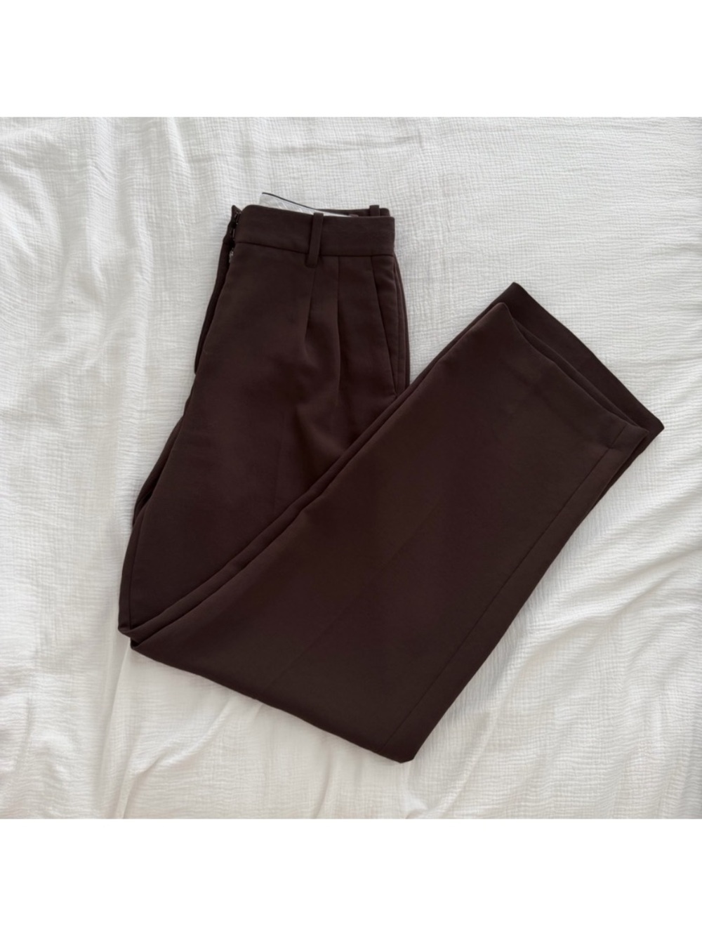 Aritzia The Effortless Pants Rich Mocha Brown size 4 - Picture 5 of 8